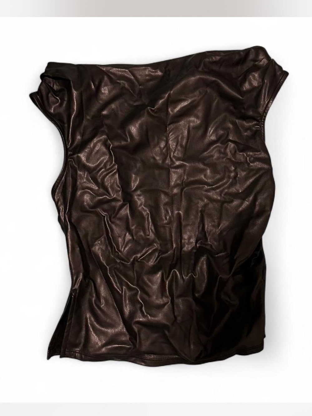 Leather top size medium